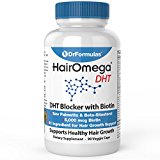 Hairomega DHT Blocker Hair Loss Supplement, 90-count Bottle, 45 Day Supply