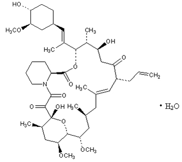 Tacrolimus (Fujimycin, FK506)